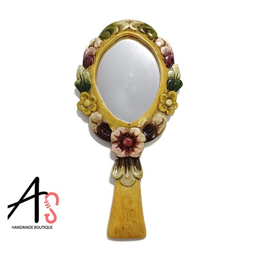 Cyber-Peru-Regalos-Espejo-de-mano-artesanal-de-madera-muru-Ashandmade-Grande-Amarillo-Vintage-01