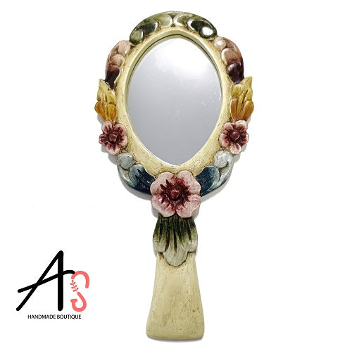 Cyber-Peru-Regalos-Espejo-de-mano-artesanal-de-madera-muru-Ashandmade-Grande-amarillo-bebe-01