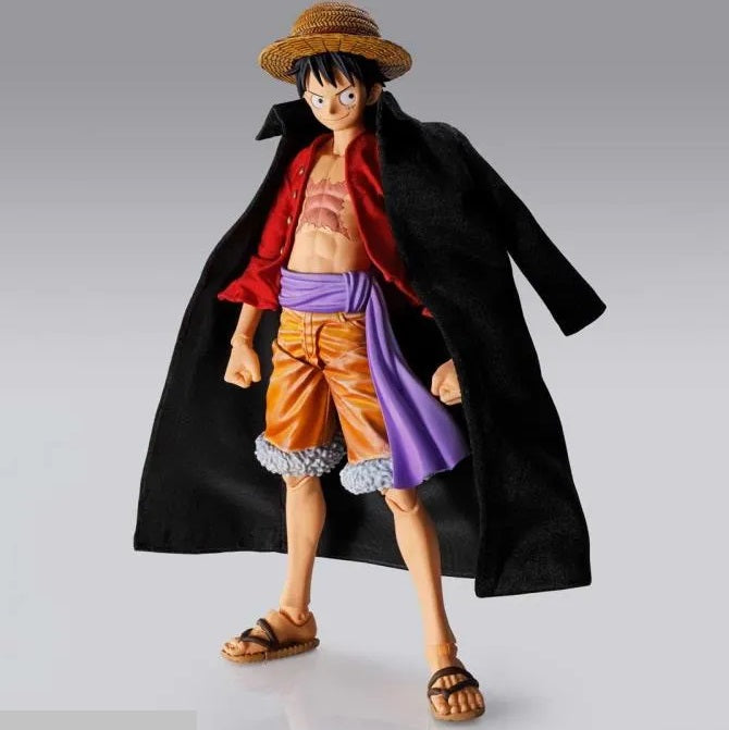 Cyber-Peru-Regalos-Figura-de-Accion-Monkey-D-Luffy-One-Piece-Imagination-Works-Bandai-con-Capa