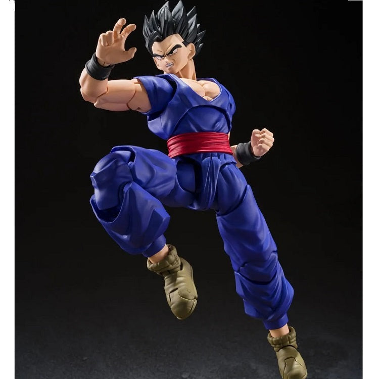 Cyber-Peru-Regalos-Figura-de-Son-Gohan-Dragon-Ball-Super-Super-Hero-SH-Figuarts-Bandai-Traje-Azul