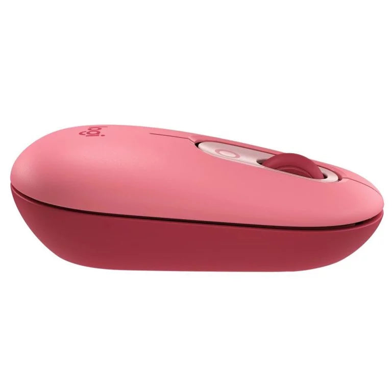 Mouse Wireless LOGITECH Pop Mouse Series Emojis Bluetooth Rosado
