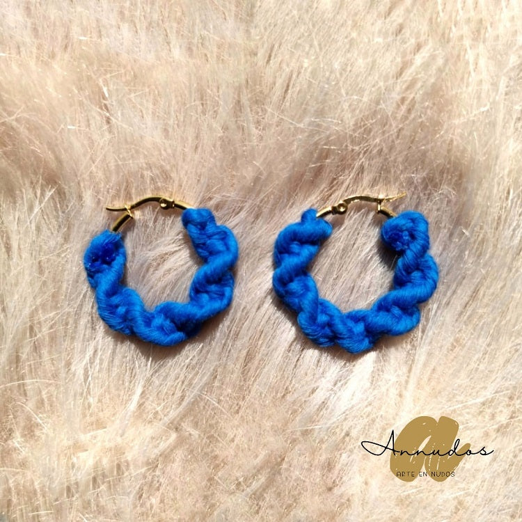 Aretes de Macramé