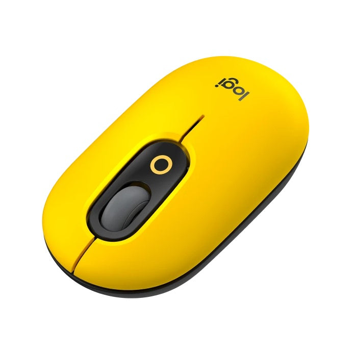 Cyber-Peru-Regalos-Mouse-Inalambrico-Logitech-Pop-Series-Emojis-Bluetooth-Amarillo-Negro-Blast-Practico