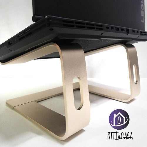 Cyber-Peru-Regalos-Soporte-Fijo-para-Laptop-Offincasa-SL6-Dorado-Ventilacion