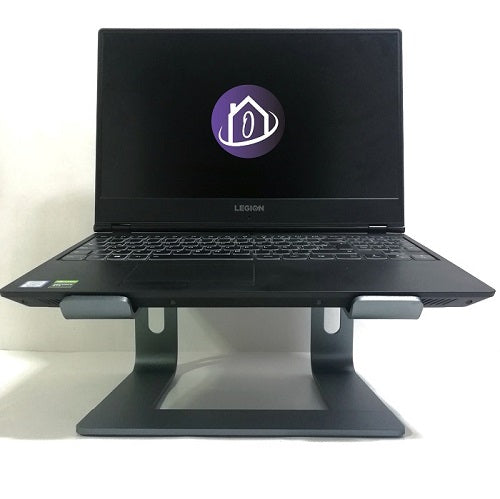 Cyber-Peru-Regalos-Soporte-Fijo-para-Laptop-Offincasa-SL6-Gris-Frontal-en-uso