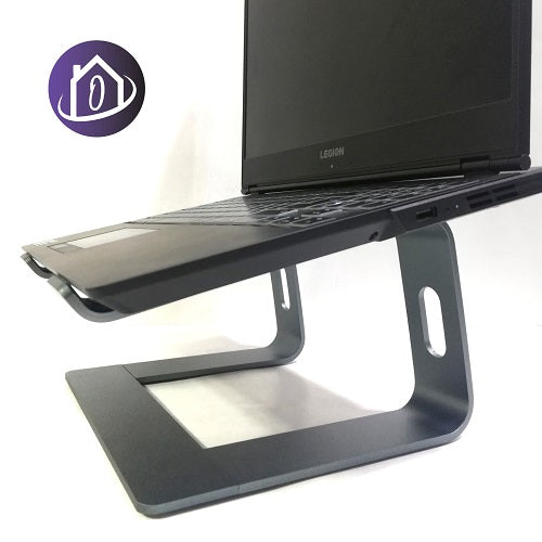 Cyber-Peru-Regalos-Soporte-Fijo-para-Laptop-Offincasa-SL6-Gris-en-uso