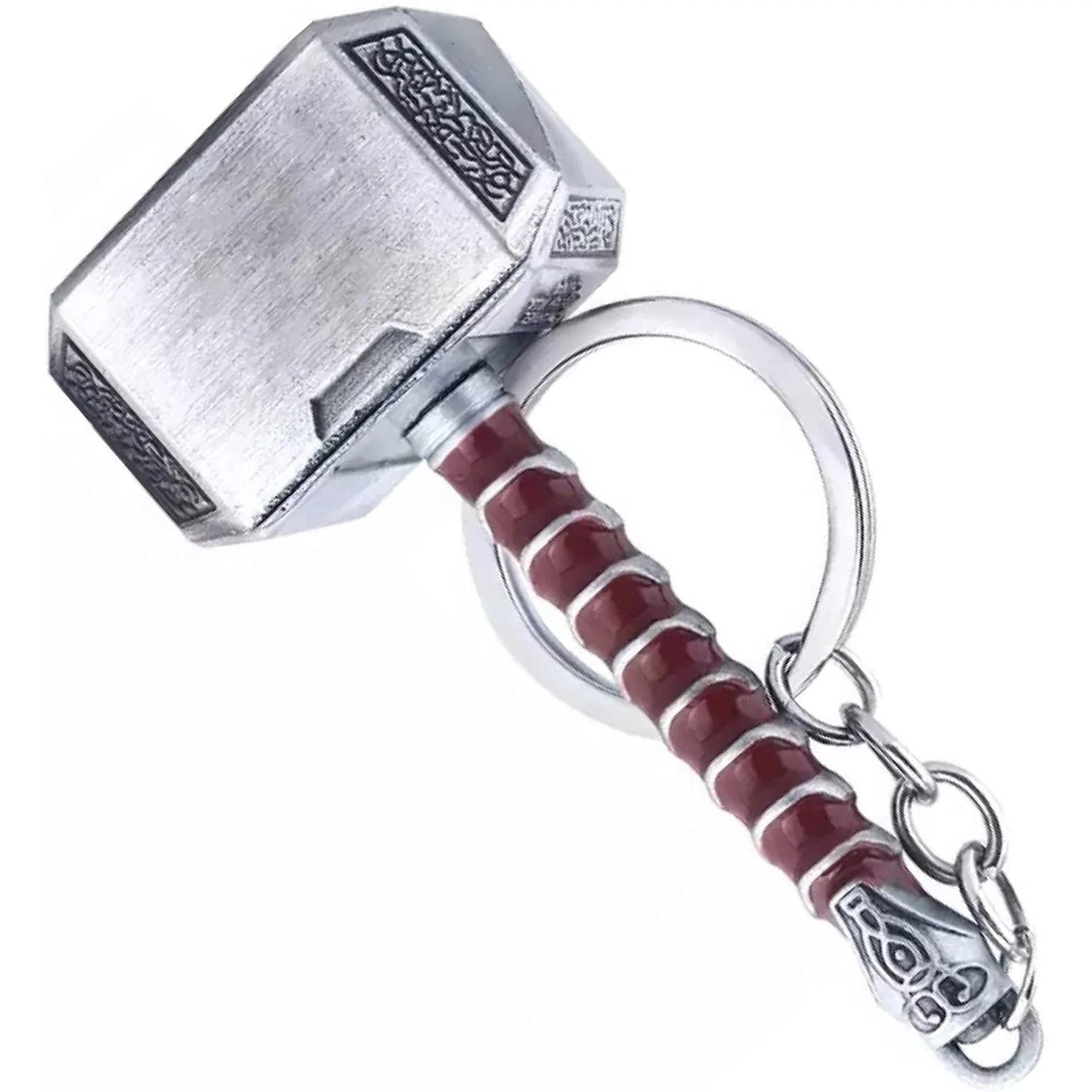 Llavero-martillo-de-thor-mjolnir-Plateado